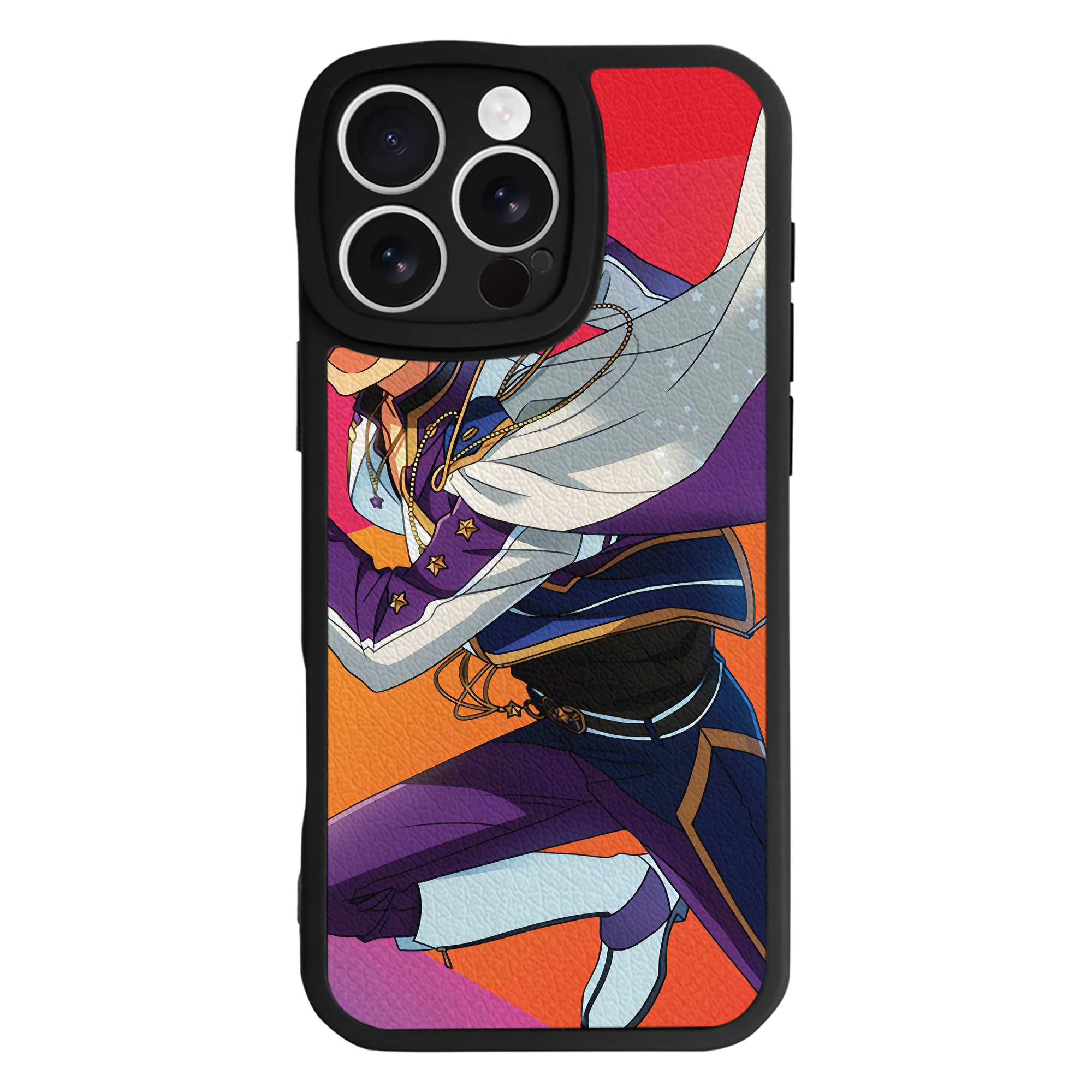 （画像用） あんさんぶるスターズ! Ensemble Stars 【iPhone 16シリーズ対応】シリコンスマホケース（レザー調） 材質：シリコン